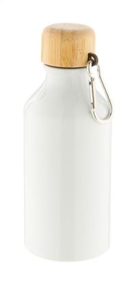 BORRACCIA ALLUMINIO DA 400 ML CON TAPPO BAMBOO